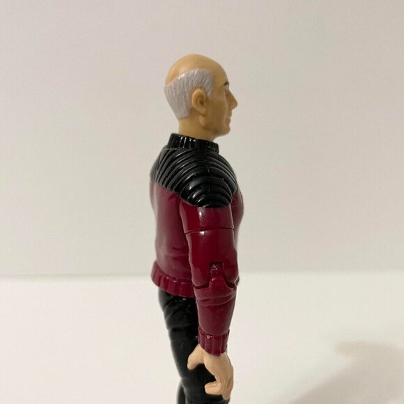 Vintage 1992 Star Trek Captain Jean Luc Picard 4 Inch Action Figure Playmates - Picture 10 of 16
